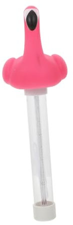 VANZACK 1stück Titel Flamingo Pool Thermometer Wasserdichtes Schwimmendes Thermometer Aus Hochwertigem Für Pools Lustiges Design Einfache Ablesung