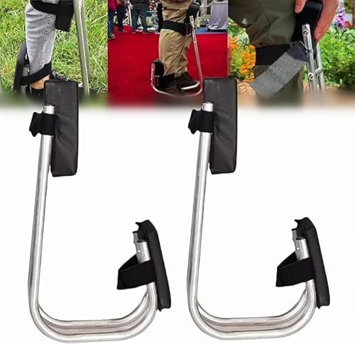 YXCMD Kniesitz for die Gartenarbeit, Kniestuhl aus Metall， Kniesitz, Knieorthese-Sitz, Gartenkniebank, tragbarer Kniesitz, Knieschutz, arbeitssparende Werkzeuge for die Arbeit auf dem Bauernhof(2pcs)
