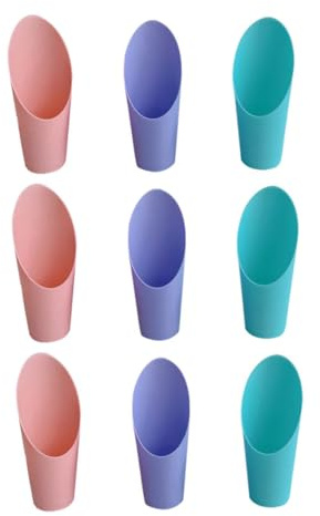 Paletta Coltivazione Pezzi 9 in Plastica Trapianto per Giardino | Fiori e Diserbo, Set da 9 Pezzi, Adatta a Piantumazione e Manutenzione del Terriccio Colore Casuale