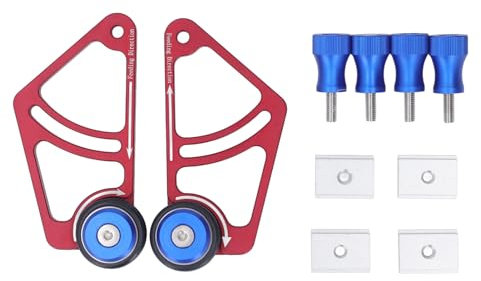 Woodworking Feeder with Dual Bearing Rollers and Sliding Blocks for Accurate Feeding on Table Saws, Band Saws, and Carving Machines, Adjustment for Wood Thickness,
