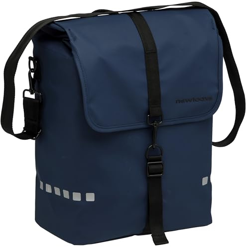 New Looxs Radtasche Odense Schultertasche, Dark Blue, 32 x 16 x 38 cm