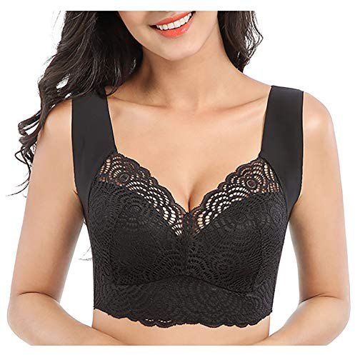 Comfit-BH, Comfit-Original - Soutien-gorge push-up confortable et soutenant - Soutien-gorge de posture pour femme - Soutien-gorge à armatures avec dentelle florale - Grande taille