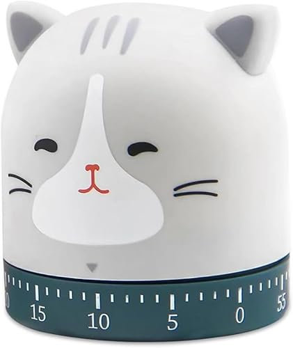 yotutun Temporizador de cocina, temporizador de huevos mecánico de 60 minutos, temporizador de cocina, temporizador mecánico para hornear, deportes, estudio y recordatorio de cocina. Utilizado