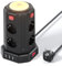 Torre Regletas Enchufes (3600W/16A), 2 M Enchufes Vertical con 4 Puertos USB y 8 Enchufes Tomas Protección con Interruptor y luz para Mesa, Oficia, Casa