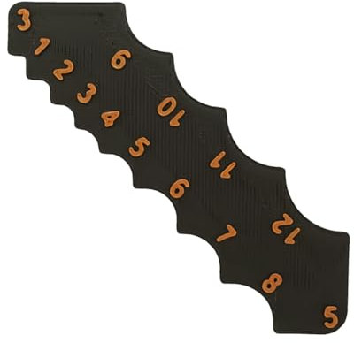 Calibre Cóncavo De Medición - Medidor De Radios Y Filetes | Herramienta Ligera Multifuncional Para Taller Trabajo Exterior Y Uso Doméstico