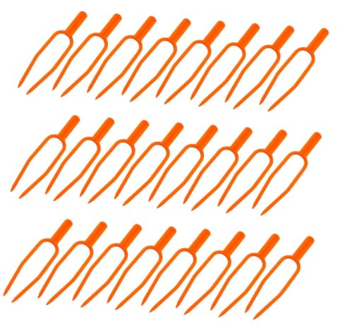 VICASKY 300pezzi Morsetti di Fissaggio per Piante Forche in Plastica per Fragole e Ortaggi Clip per Fissare Viti Riutilizzabili per Coltivazione da Giardino