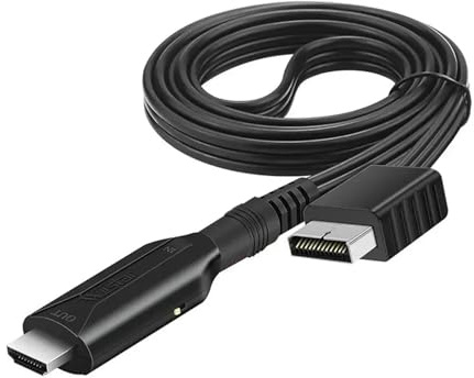 WIKRQIHL Compatibile con Playstation, Adattatore convertitore da PS2 a HDMI Compatibile con Cavo HD, Uscita 1080P 720P