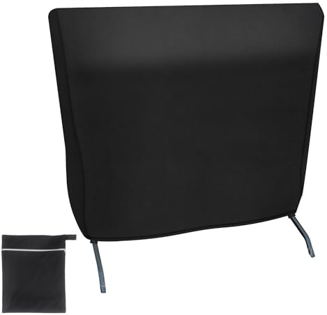Klmnop Universal Archery Target Cover for Hunting Practice - 600D Weatherproof Protective Cover Fits 3D Target Stands up to 34 Wide(Black)