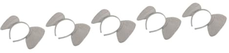 Healeved 5pcs Animal Ears Headband Cute Hairband for Girls Women Animal Headband Cosplay Prop for Halloween Party Lovely Hair Accessories