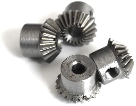 Koniskt vinkelkugghjul, Rak vinkelväxel i stål 1M15T 45 graders 90 graders växellåda med kugghjul(6mm)