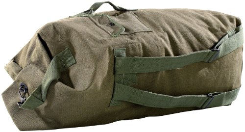 Xcase großer Seesack: Extragroßer Canvas-Seesack, 100 Liter (Tasche, Freizeit-Rucksack, Umhängetasche)