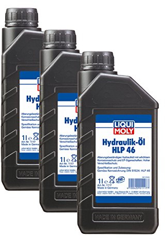 3x LIQUI MOLY 1117 Hydrauliköl HLP 46 1L