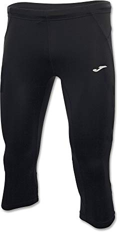 Joma Hombre Pantalones térmicos, Negro, M