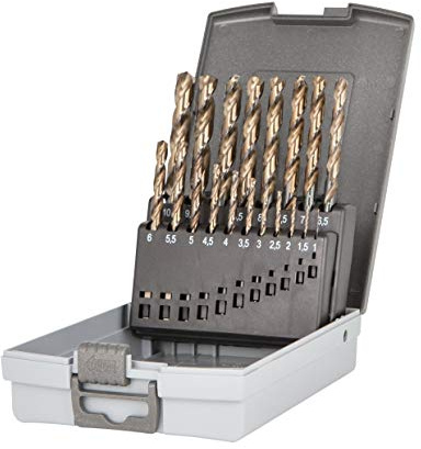 Krino 01229301 - HSS-G Set Punte Rettificate “Speedmaster” Per Acciaio - 19 Pezzi