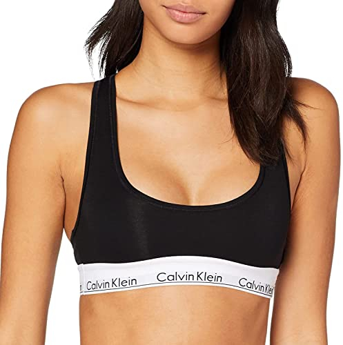 Calvin Klein Damen BH Bralette Unlined Sport, Schwarz (Black), S