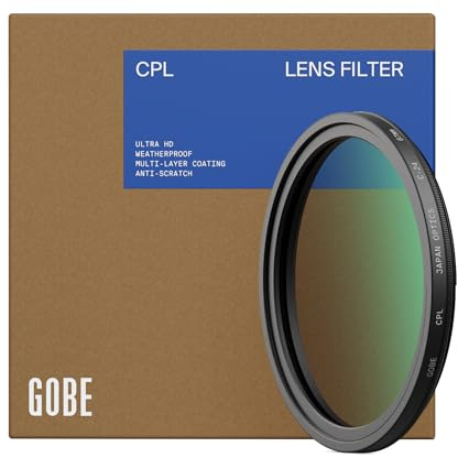 Gobe - Filtre Circulaire polarisant (CPL) pour Objectif 55 mm