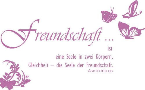 INDIGOS 4051719339765 Wandtattoo, Vinyl, flieder, 60 x 10 x 10 cm