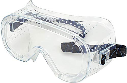 Neiko 53829 a Lab Gafas de seguridad, impacto y química resistente a las salpicaduras | ventilación indirecta, lentes de policarbonato, ANSI z87.1, 53874A