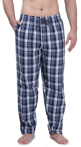 Moonline Pantaloni di Stoffa da Uomo, Colore:Blu Scuro, Größe Textil:50-52