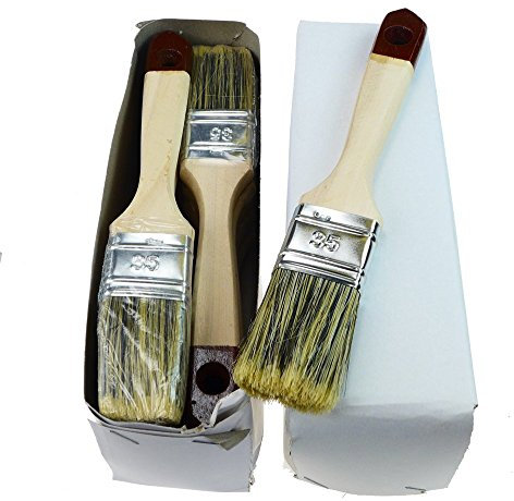 Lot de 12 pinceaux plats ROTIX-9115 - À glacis