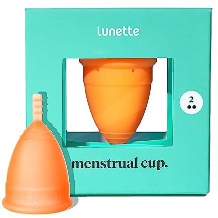 Lunette Coppetta Mestruale - Orange - Modello 2 Flusso Regolare e Intenso