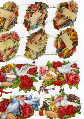 Glanzbild EF 7093 Blumen