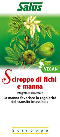 Salus Sciroppo di Fichi e Manna - Integratore Alimentare per la regolarità intestinale - 200ml