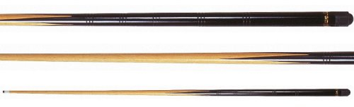 Winsport einteiliger Billard Queue ECO, robuster Poolbillard Cue, in 130 cm Länge, wechselbare 12 mm Schraubleder Spitze, für zuhause, Freizeit, Gastro