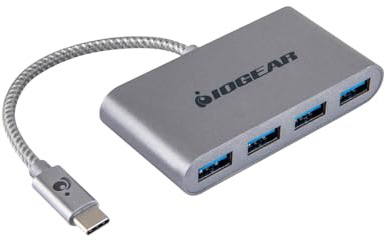 iogear HUB-C USB 3.1 (3.1 Gen 2) Type-C 5000Mbit/s Silver interface hub