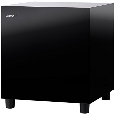 Jamo SUB 210 - Subwoofer de 200W (Activo, 38 - 200 Hz, 0.5 W, 283 mm), negro