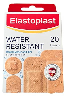 10 x Elastoplast Aqua Protect Plasters 20 Assorted Strips