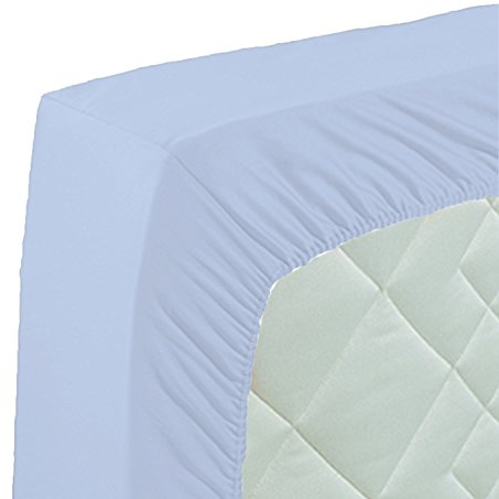 Curt Bauer Spannbettlaken, Blau, 90 x 200 cm