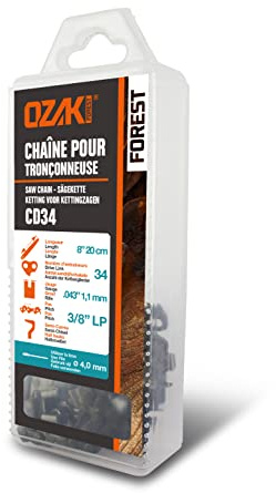 Greenstar 12840 Chaîne de tronçonneuse 3/8LP .043 34E