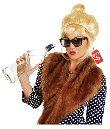 Fun Shack, Blonde Beehive Wig Costume, Womens, Fabulous Wig, One Size