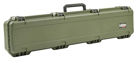 SKB iSeries 3i-4909-SR-T Single Rifle Case, Hard Plastic Case for Rifles Up to 49 Inches, Features EPS and ELE Convolute Foam Interior, OD Green