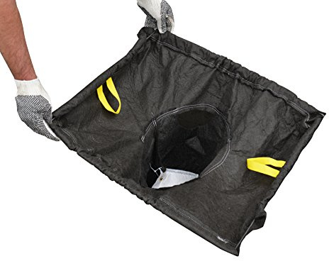 Eagle T8702XLB StormNest Catch Basin Insert, Sediment-Oils, Rectangle, 25 - 42, X-Large, Black