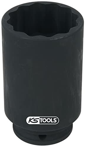KS TOOLS 700.1662 - Douille 12 pans 1/2 pour rotules de suspension pour Citroën et Peugeot, 41 mm - En acier spécial Couleur