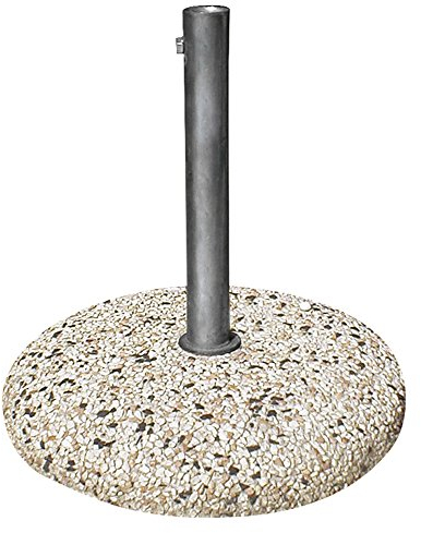 VERDELOOK Base Porta ombrellone in Cemento, Tubo Ø 55 mm, coperture arredo Esterni
