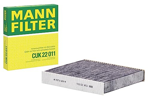 MANN-FILTER CUK 22 011 Filtro aria cabina - Filtro Antipolline con Carbonio attivato - per Autovetture + veicoli commeriali