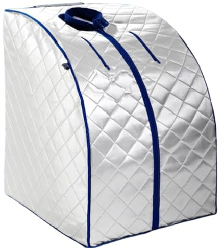 chi-enterprise Deluxe Mobile Sauna XL 1000W - Cabine infrarouge portable avec chaise pliante, tapis de sol chauffé, réchauffement rapide, pour la maison/le jardin