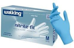 Guantes de nitrilo fitosanitarios, talla S, 100 unidades