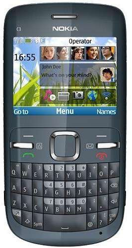 Nokia C3-00 Grey - smartphones (Single SIM, EDGE, GPRS, GSM, Bar, Lithium-Ion (Li-Ion), Grey, 2.1+EDR)