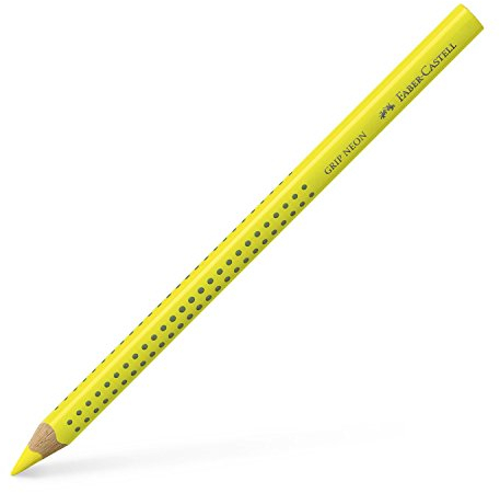FABER-CASTELL 114807 - Textmarker Jumbo Grip Neon Textliner, gelb