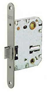 Tesa Assa Abloy 134U5RHN Picaporte Unificado Para Puertas de Madera Niquelado Entrada 50 mm, Frente Redondo 134U