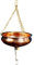 DHYANA - Olla para Shirodhara de cobre con grifo Panchakarma Ayurveda (2 litros)