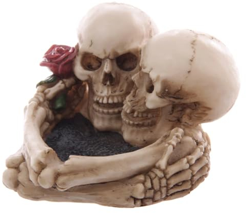 Puckator SK176 Skull Lovers' Ashtray 12.5 x 11.5 x 7.5 cm