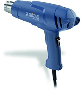 Steinel Heißluftgebläse HL 1620 S, Heißluftpistole mit 1600 Watt, Zwei Temperaturstufen (300° und 500° C), integrierte Thermosicherung, Heißluftfön zum Trocknen, Schrumpfen, Auftauen, Wachsen, 351106