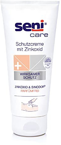 SENI CARE Hautschutzcreme mit Zinkoxid - 200 ml - 12 Stück