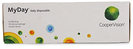 Myday 1-Day Silicone - Lentes de contacto esféricas diarias (R 8.4 / D 14.2 / -4.5 Diop), Pack de 30 uds.