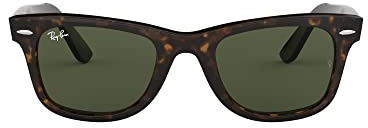 Ray-Ban Wayfarer, Occhiali da Sole da Uomo, Marrone (902 902), 50 mm, Classico